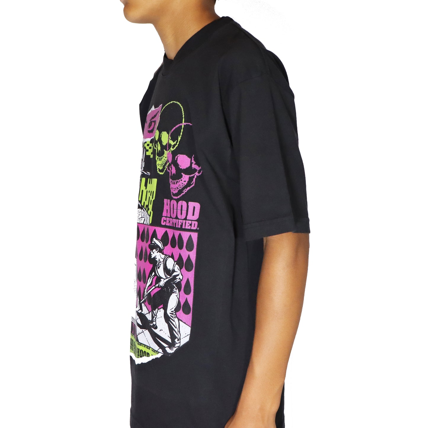 Hood Certified / We Take From this/ Black Tshirt