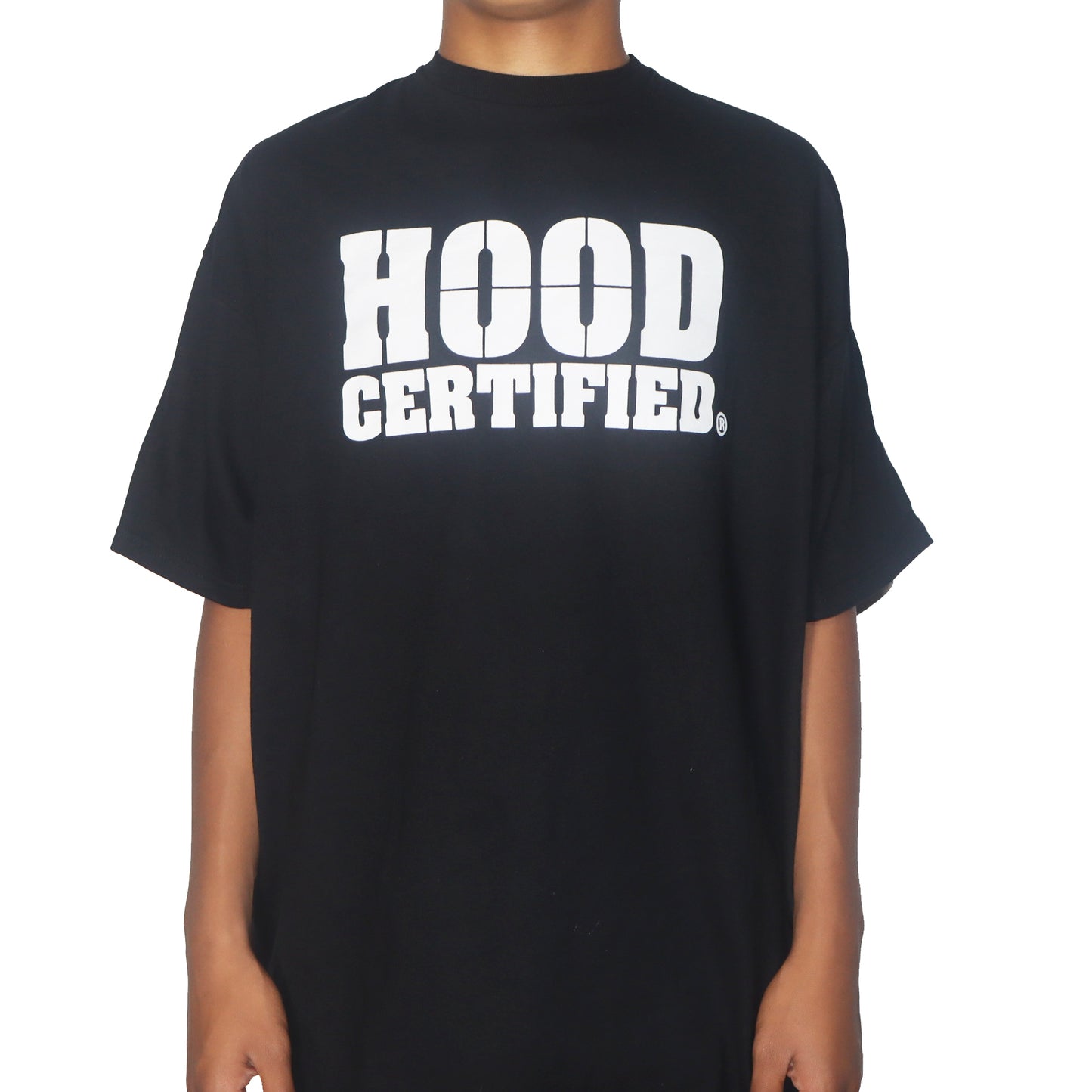 Hood Certified / Big Logo Black Shirt